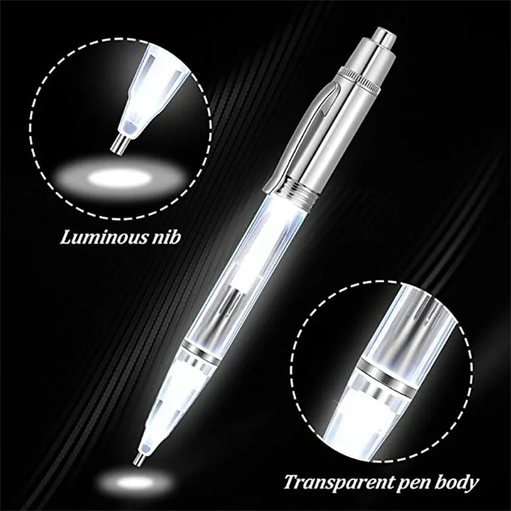 LED DIY Diamond Painting Pen with Light Illumination Drill Art Lighted
