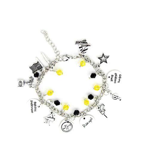 Michael Jackson Bracelets for Women Men Commemorative Series Charms