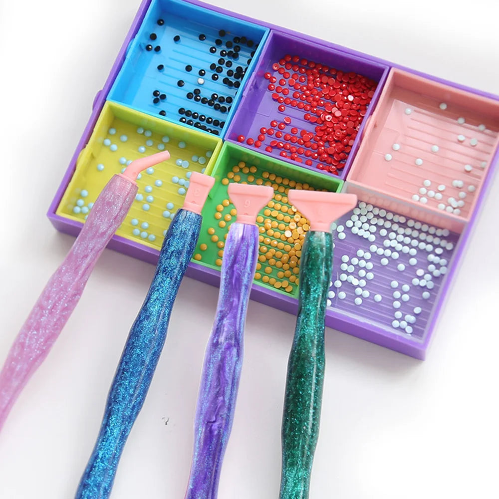 5D Resin Diamond Painting Pen Thread Plastic Replacement Pen Heads
