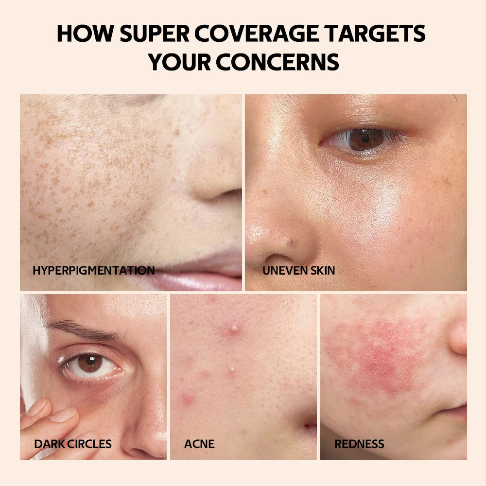 Foundation Coverage Concealer Multi-Use Cream Oil Free Long Lasting