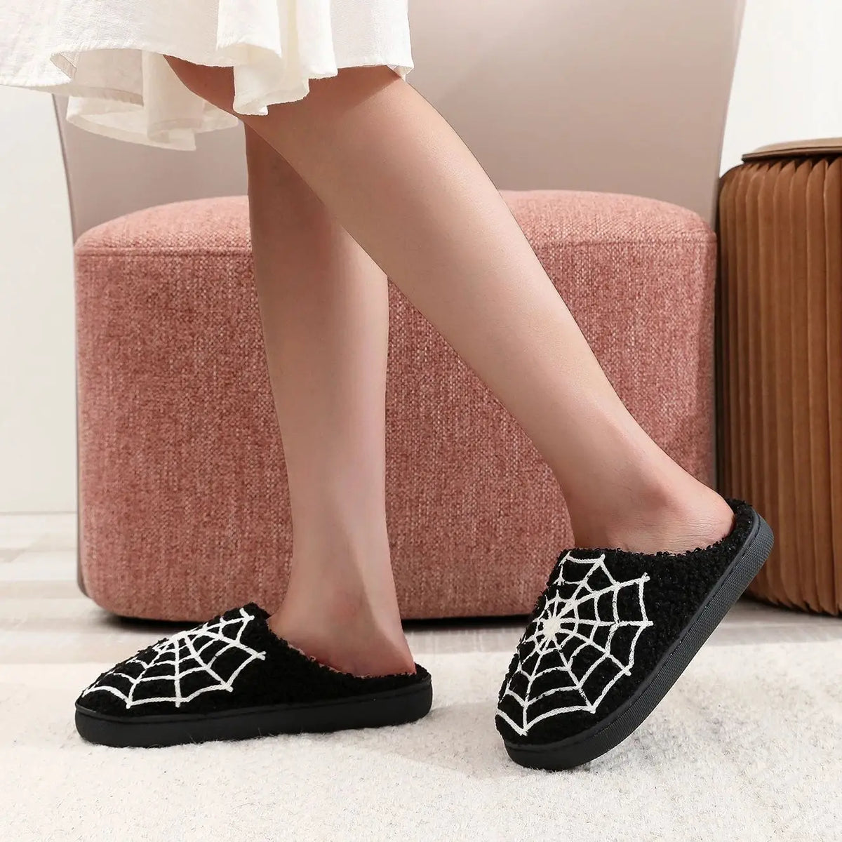 Halloween Spider Web Pattern Horror Yinsen Atmosphere Fashion