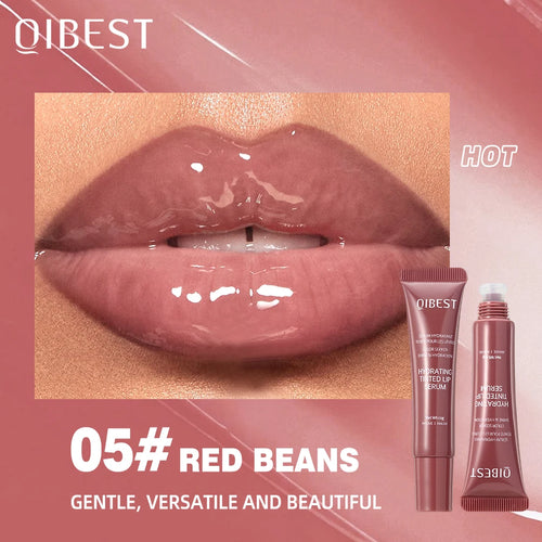 QIBEST 6 Colors Watery Crystal Jelly Lip Oil Balm Moisturizing