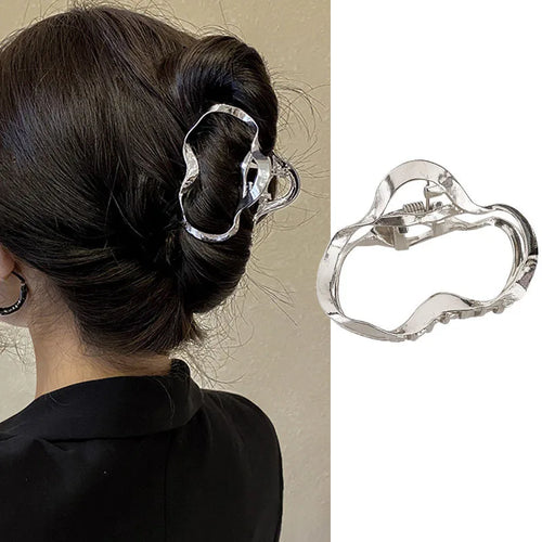 Halloween Black Spider Hair Claw Clips Gothic Metal Hair Clips Strong