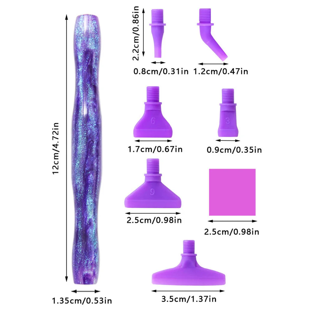 5D Resin Diamond Painting Pen Thread Plastic Replacement Pen Heads