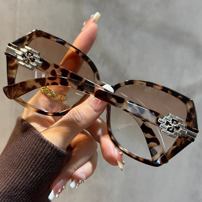 Prescription Reading Glasses with Brown Lenses, Sunglasses-in-One,