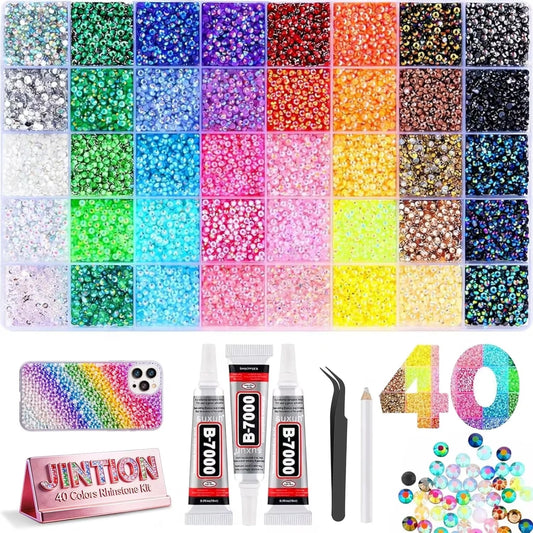 Resin Jelly Rhinestones Bedazzling Kit Flatback Crystals Flatback Gems